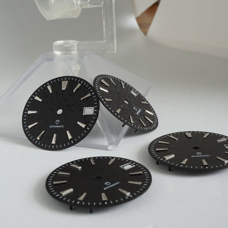 GDOBS3 - Black "Snowflake" Textured Dial w/ Date