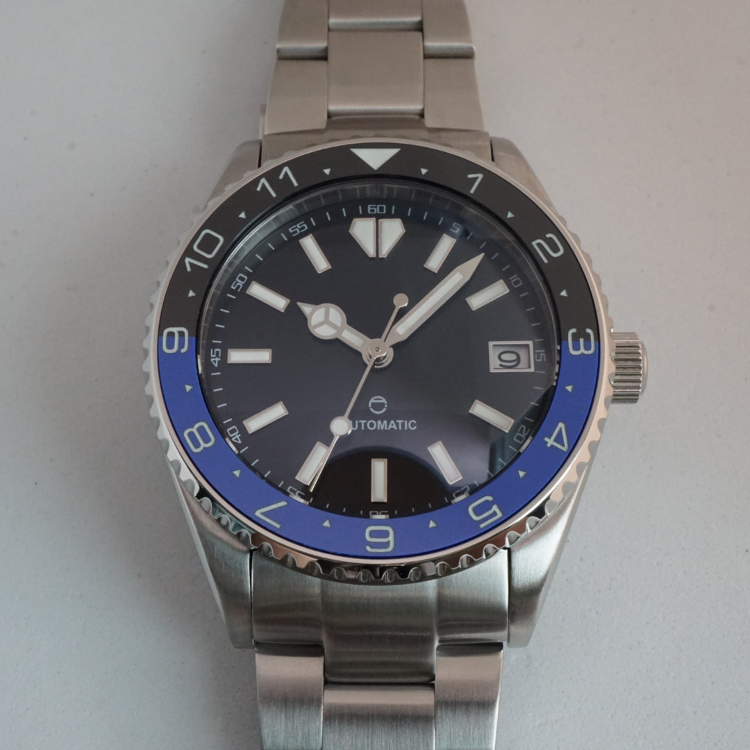 TDT001 – Legacy Dual Time 37 Black/Blue