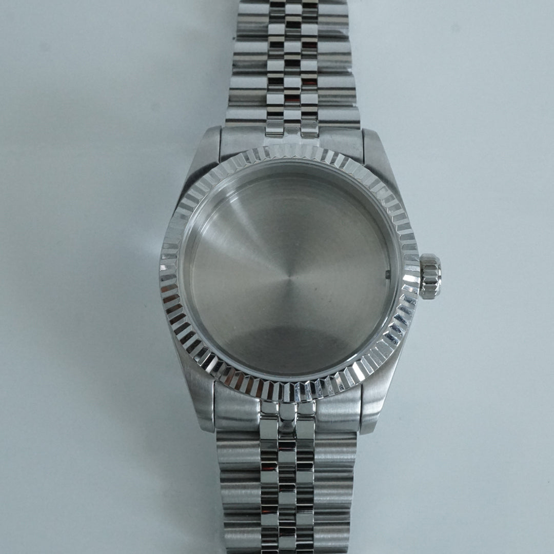 OTS002 - Polished Case w/ Fluted Bezel