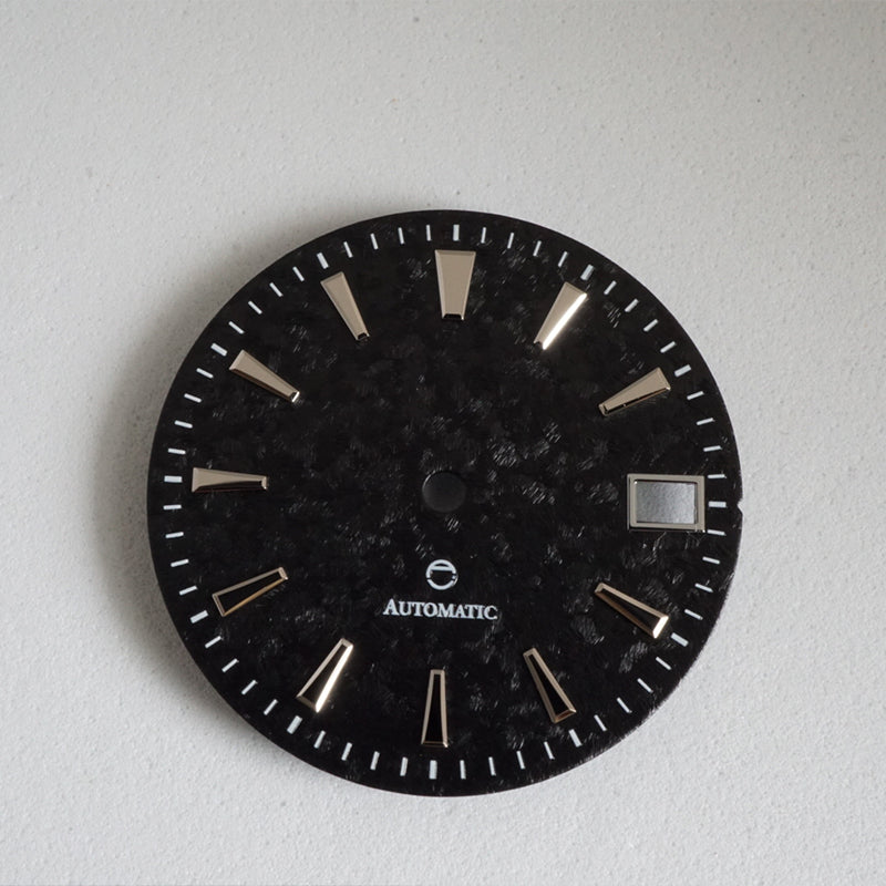 GDOBS3 - Black "Snowflake" Textured Dial w/ Date