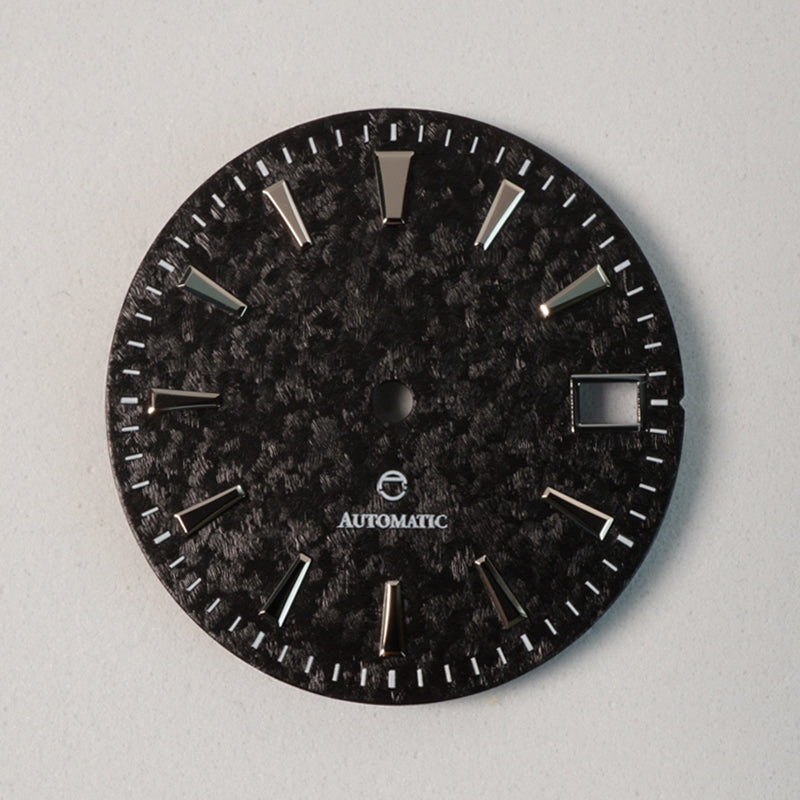 GDOBS3 - Black "Snowflake" Textured Dial w/ Date