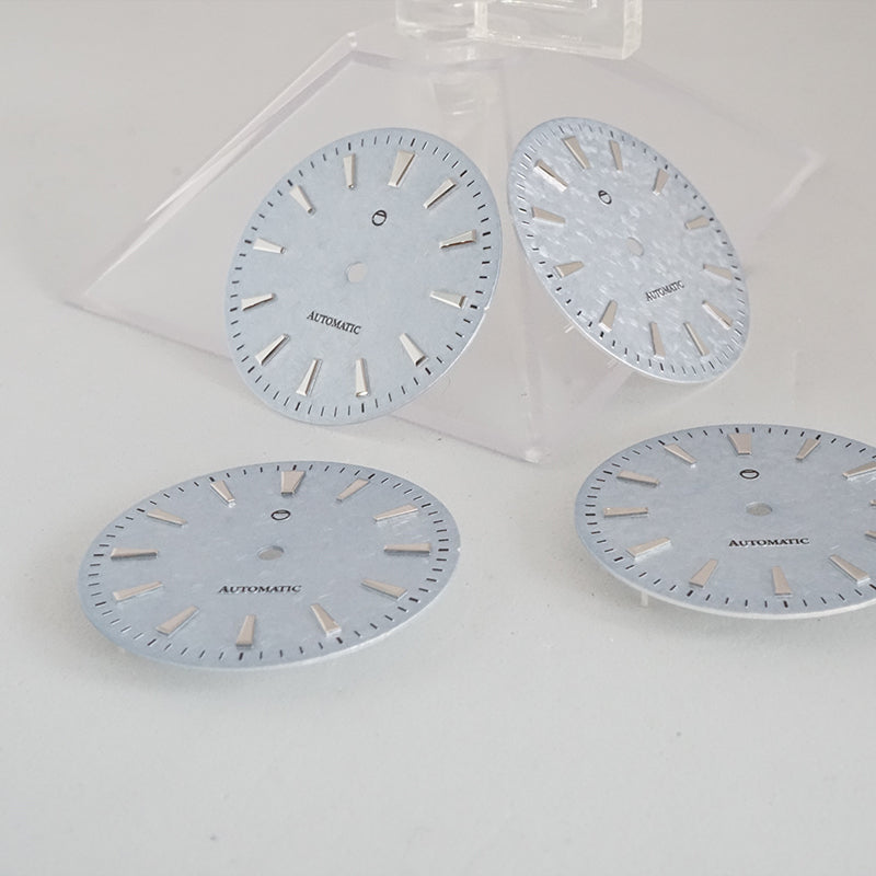 GDOBS1 - Light Blue "Snowflake" Textured Dial w/ Polished Indices