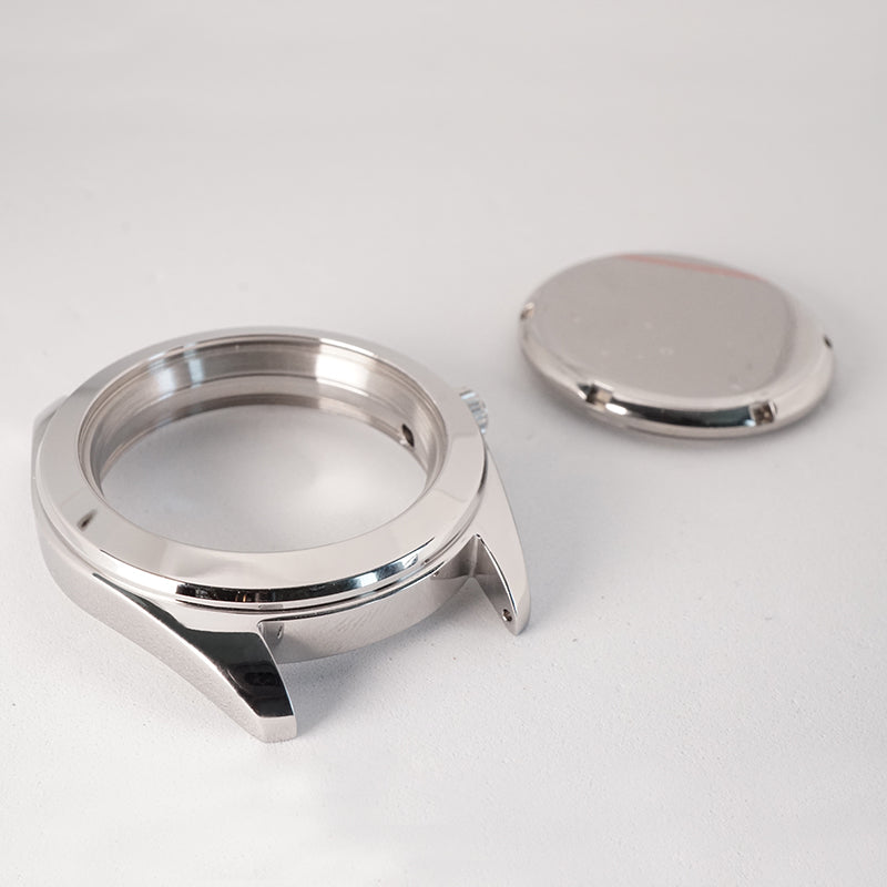 PSI392 – Polished Silver 3 o’clock Case + Installed Double Domed Crystal + Free Bracelet