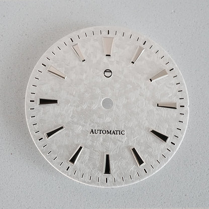 GDOWS1 - White "Snowflake" Textured Dial w/ Polished Indices