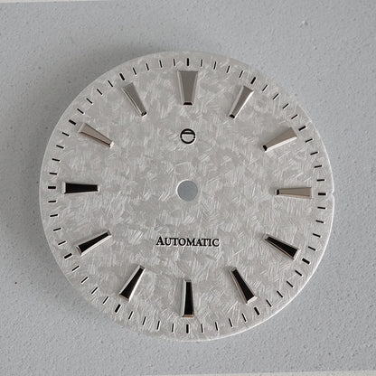 GDOWS1 - White "Snowflake" Textured Dial w/ Polished Indices