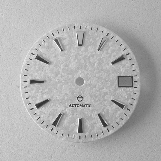 GDOWS2 - White "Snowflake" Textured Dial w/ Date
