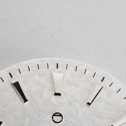 GDOWS1 - White "Snowflake" Textured Dial w/ Polished Indices