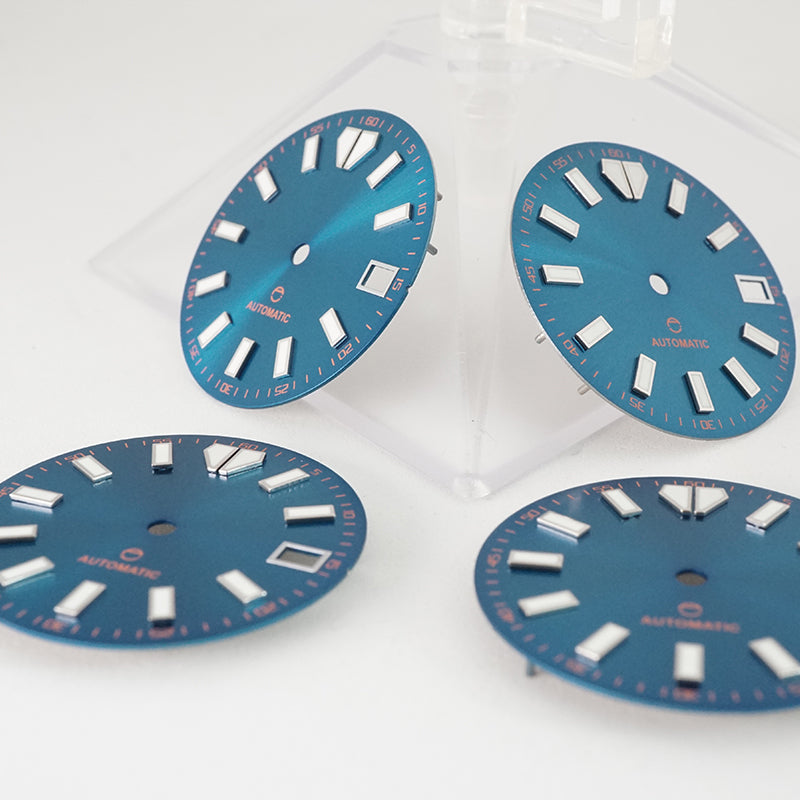 Blue 2025 sunburst dial